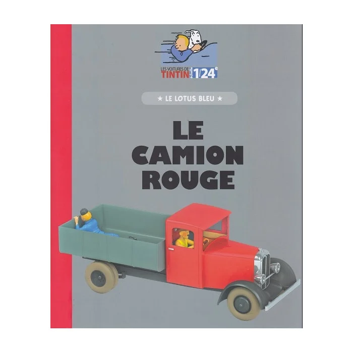 Kuifje auto 1:24 #49 De rode vrachtwagen uit De blauwe lotus - Image 2