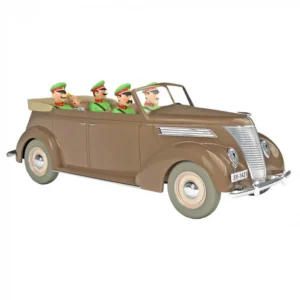 Kuifje Auto 1:24 De Ford Cabriolet 1937 uit De Scepter van Ottokar