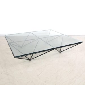 B&B Italia Alanda '18 Salontafel Zwart Glas - Staal