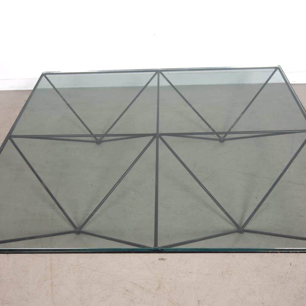B&B Italia Alanda '18 Salontafel Zwart Glas - Staal - Image 5