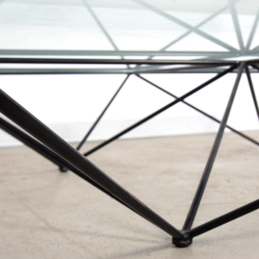 B&B Italia Alanda '18 Salontafel Zwart Glas - Staal - Image 4