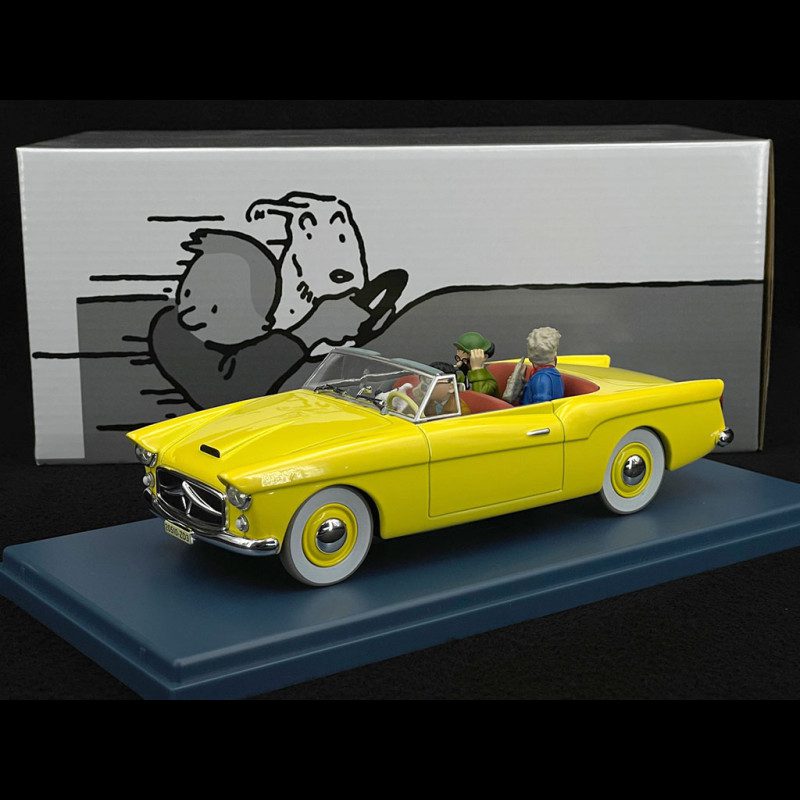 Kuifje Auto 1:24 De Bordurische Cabriolet