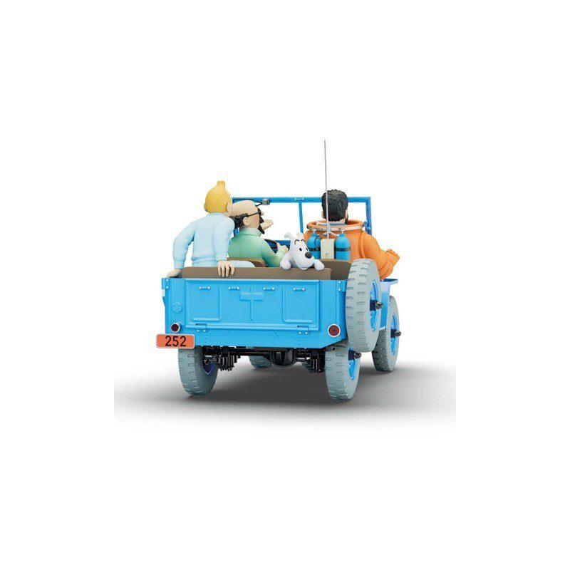 Kuifje op de Maan De blauwe Jeep CJ2A schaal 1/8 - Image 2
