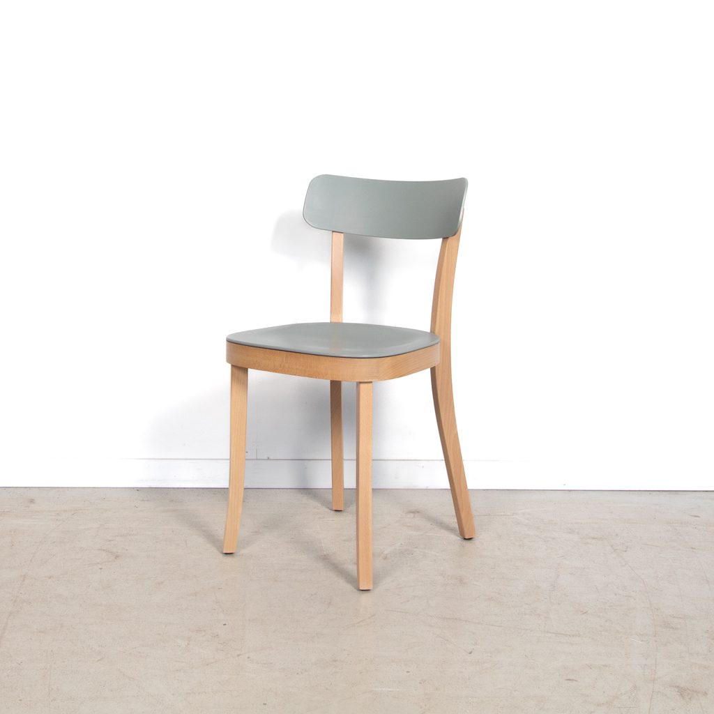 Vitra Basel Stoel GrijsGroen Kunststof - Hout - Image 4
