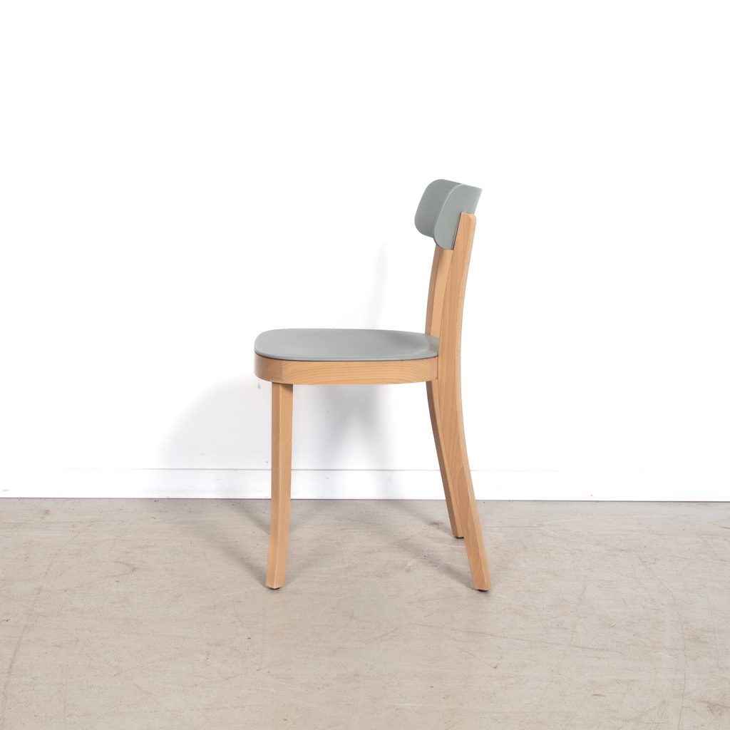 Vitra Basel Stoel GrijsGroen Kunststof - Hout - Image 2