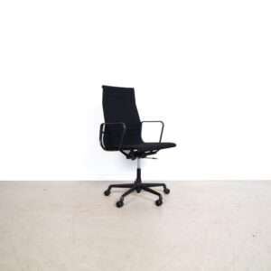 Vitra EA 119 Bureaustoel Zwart Hopsak - Zwart