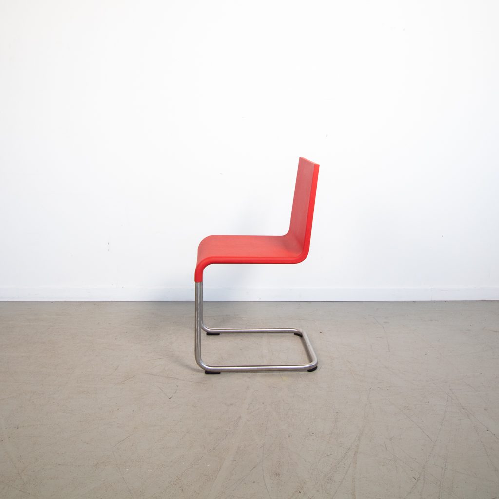 Vitra Maarten .05 Stoel Rood Kunststof - Staal - Image 2