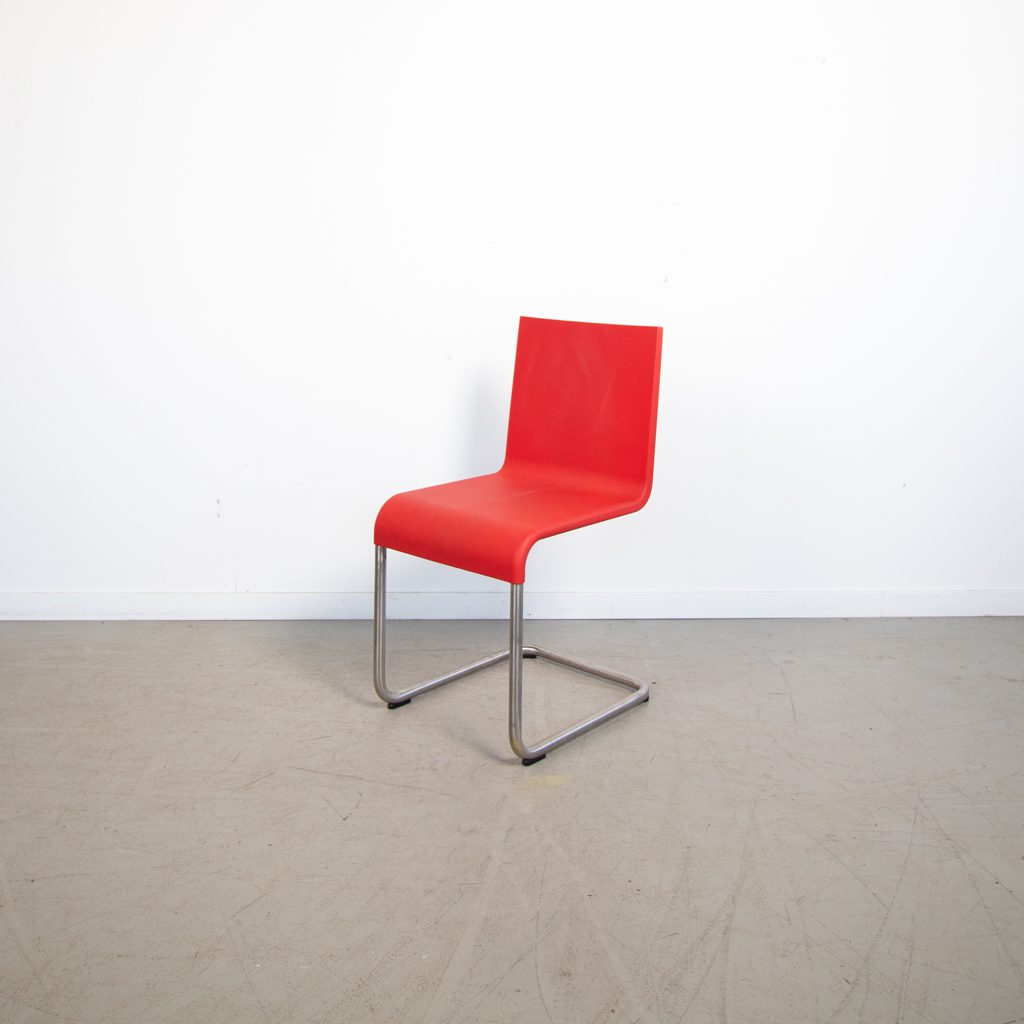 Vitra Maarten .05 Stoel Rood Kunststof - Staal - Image 3