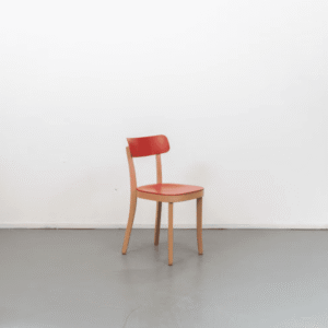 Vitra Basel Stoel Rood Hout