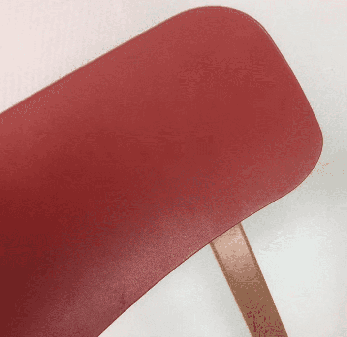 Vitra Basel Stoel Rood Hout - Image 6