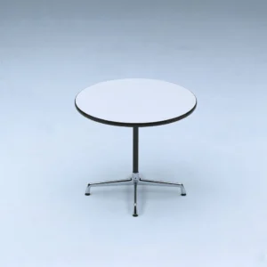 Vitra Eames Contract Tafel Kunststof Ø90 cm - Chroom