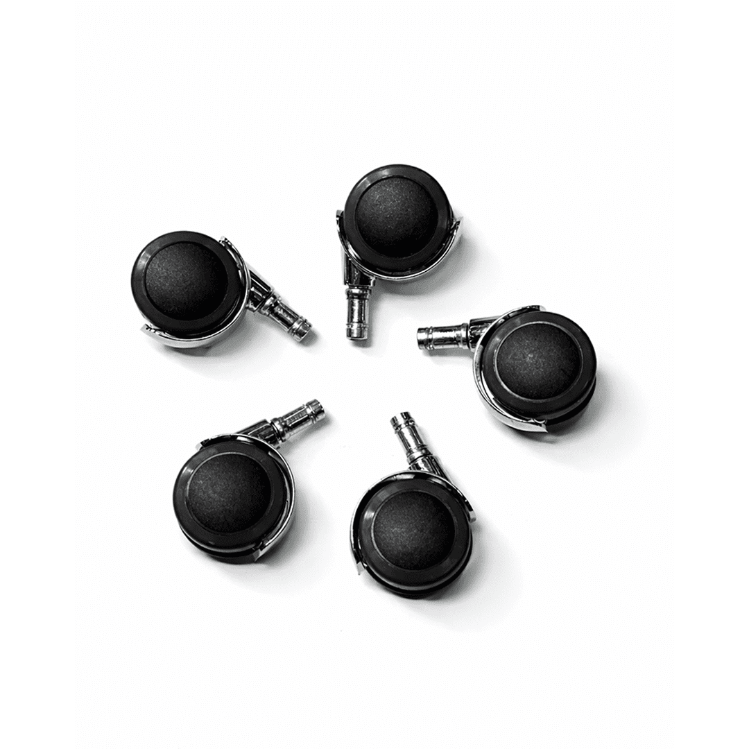 Vitra Eames Wielen Set Harde Vloer Chroom